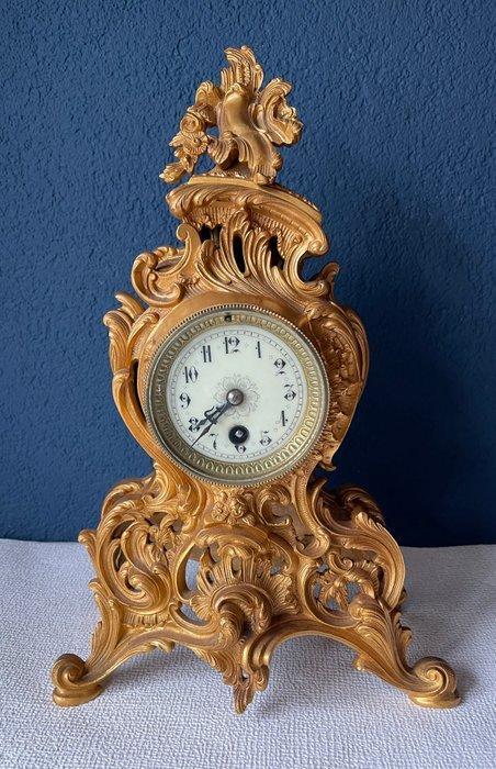 Klok - Brons - 1850-1900, Antiek en Kunst, Antiek | Klokken