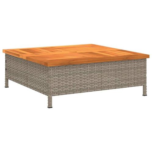 Kleine Tuintafel Grijs 70x70 | Retour Deal | 40% Korting, Tuin en Terras, Tuintafels, Vierkant, Nieuw, Kunststof, Verzenden