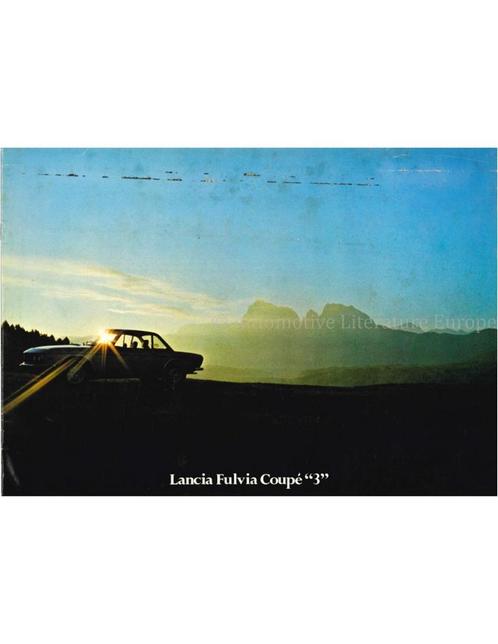 1975 LANCIA FULVIA COUPE BROCHURE, Livres, Autos | Brochures & Magazines