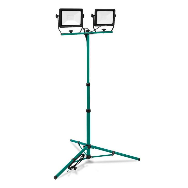 Led werklamp 2x 50W – Verstelbaar statief| Draai- en, Doe-het-zelf en Bouw, Bouwverlichting, Nieuw, Verzenden
