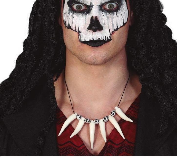 Halloween Ketting Tanden, Hobby en Vrije tijd, Feestartikelen, Nieuw, Verzenden