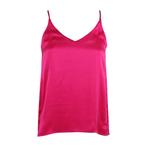 Frogbox • fuchsia zijden top • 36, Kleding | Dames, Blouses en Tunieken, Verzenden, Nieuw, Roze, Maat 36 (S)