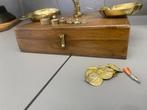 Balance à or - Bois Laiton - Ancienne balance Orefice, Antiquités & Art