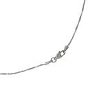 Ketting met hanger - 18 karaat Witgoud - 0.44ct. tw. Diamant