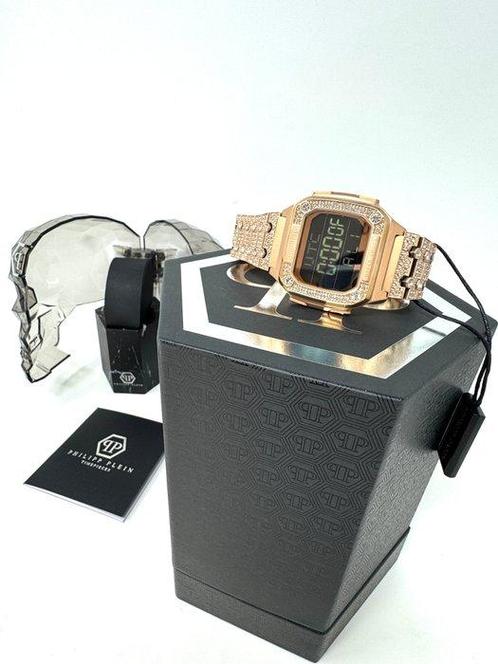 Philipp Plein - Hyper Shock Collection - Rose Gold - Brand, Handtassen en Accessoires, Horloges | Heren