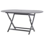 vidaXL Tuintafel inklapbaar 160x85x75 cm massief acaciahout, Tuin en Terras, Tuintafels, Verzenden, Nieuw