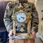 Portico klok - Brons, Marmer, Glas - 1850-1900 - Empire, Antiek en Kunst, Antiek | Klokken