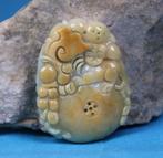 jadeiet Natürlicher Jadeit - hanger - amulet- 121 g - (4)