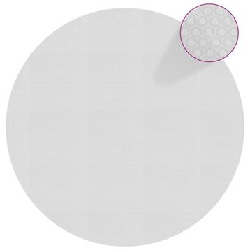 vidaXL Zwembadfolie solar drijvend 381 cm PE grijs, Verzenden