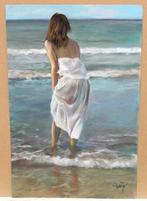 Domingo Alvarez Gomez (1942) - Mujer en la orilla del mar