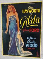 Gilda (1946 RR1972) Rita Hayworth - French poster cinema, Nieuw