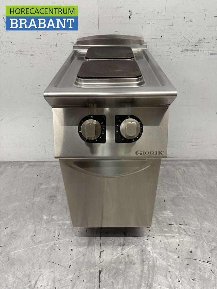 Réchaud électrique Giorik en acier inoxydable 2 brûleurs, Articles professionnels, Horeca | Autre, Envoi