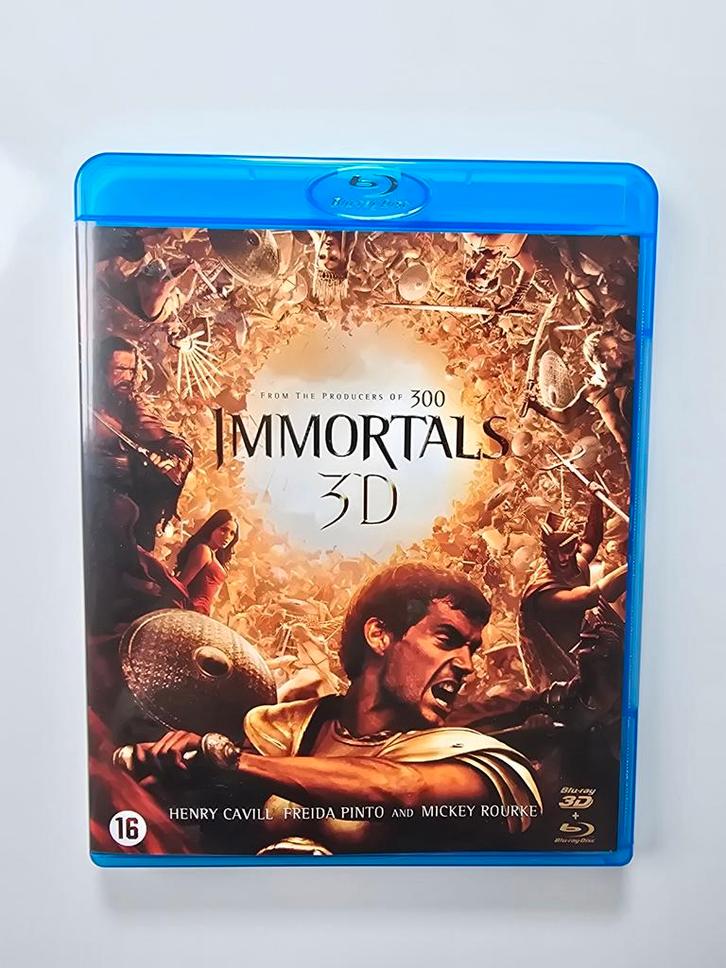 IMMORTALS (3D + 2D) (BLURAY), Cd's en Dvd's, Blu-ray, Gebruikt