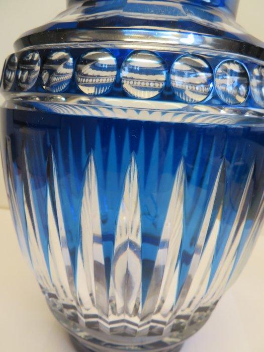 Val Saint Lambert - Vaas - Pique Fleurs - Kristal - Pique, Antiek en Kunst, Antiek | Glaswerk en Kristal