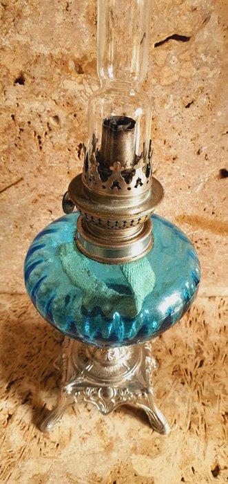 Petroleumlamp (3) - Metaal, Glas, Koper, Antiek en Kunst, Curiosa en Brocante