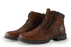 Mustang Veterboots in maat 42 Cognac | 5% korting, Kleding | Heren, Schoenen, Overige kleuren, Verzenden, Boots, Mustang