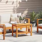 vidaXL Bijzettafel Bruin 70 x 40 x 45 cm Massief Acacia Hout, Huis en Inrichting, Tafels | Salontafels, Verzenden, Nieuw