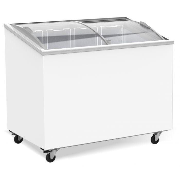 Congélateur bahut vitré – 297 L – Couvercle coulissant – Bl, Zakelijke goederen, Horeca | Keukenapparatuur, Verzenden