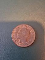 France. Napoléon III. 5 Centimes 1857-BB, Strasbourg (Sans