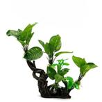 Kunstplanten op hout OS-227 - aquarium decoratie, Dieren en Toebehoren, Ophalen of Verzenden, Nieuw, Sierelement