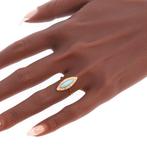 Ring - 18 karaat Geel goud - Parel - Turquoise, Antiek 1900, Nieuw