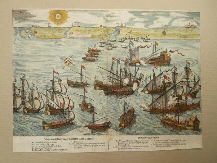 Nederland - Zeeland, Breskens, Sluis; J.J. Orlers - Schepen, Boeken, Atlassen en Landkaarten