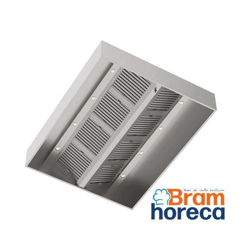 Eilandkap horeca met led verlichting | 350x200x40 cm, Doe-het-zelf en Bouw, Ventilatie en Afzuiging, Verzenden