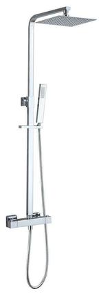 Rombo-Eco Twenty douche-opbouwset + thermostaatkraan chroom, Ophalen of Verzenden