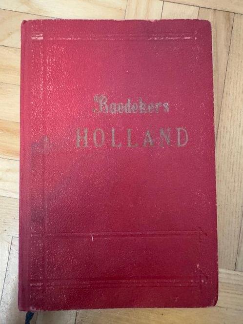 Beadeker - Beadeker Holland, seltene Notausgabe (Ausschnitt, Antiek en Kunst, Antiek | Boeken en Manuscripten