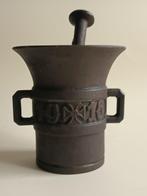 Antique Cast Mortar and pestle germany iron cross, Verzamelen