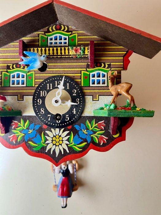 Koekoeksklok - Hout - 1960-1970 - koekoekklok, Antiek en Kunst, Antiek | Klokken