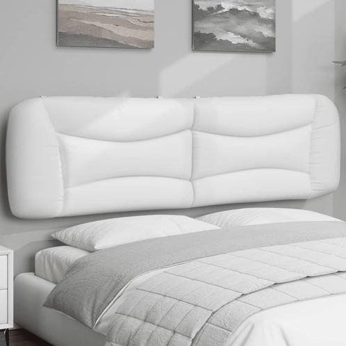 vidaXL Hoofdbordkussen 180 cm kunstleer wit, Huis en Inrichting, Slaapkamer | Bedden, Nieuw, Verzenden