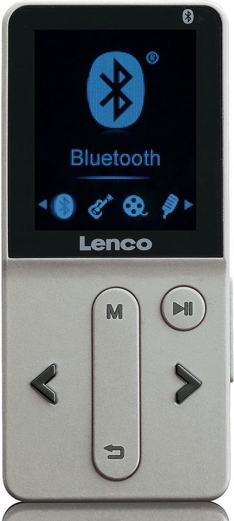 MP3 Speler met Bluetooth - Inc. 8GB SD - Grijs - Lenco - XEM, TV, Hi-fi & Vidéo, Lecteurs Mp3 | Marques Autre, Envoi