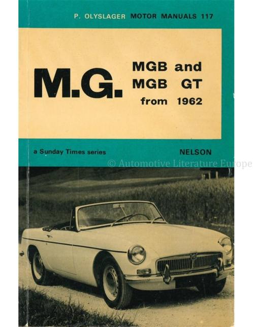 MG, MGB AND MGB GT FROM 1962 (MOTOR MANUALS 117, A SUNDAY, Boeken, Auto's | Boeken