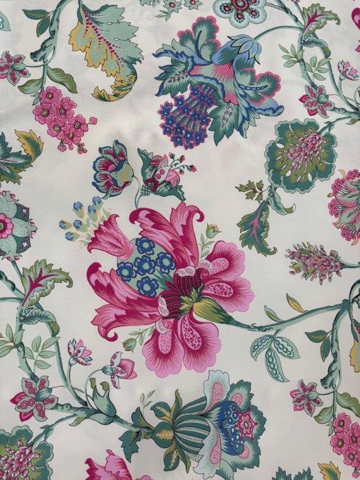 Bekleding- en gordijnstof van satijnkatoen, luxe ontwerp, Antiek en Kunst, Antiek | Tapijten, Tafelkleden en Textiel