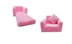 Roze Kinder Slaapbank 100cm - Retour Deal - Logeerbed - 6..., Huis en Inrichting, Verzenden, Nieuw, 190 cm of minder, Eenpersoons