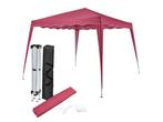 Veiling - Inklapbare Partytent Vivara - 3 x 3m - Rood, Tuin en Terras, Partytenten, Nieuw