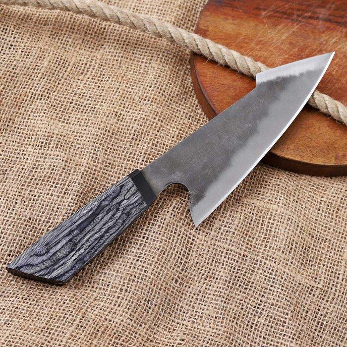 Keukenmes - R661 - hard hout - Italië - Koksmes, Antiquités & Art, Antiquités | Ustensiles de cuisine