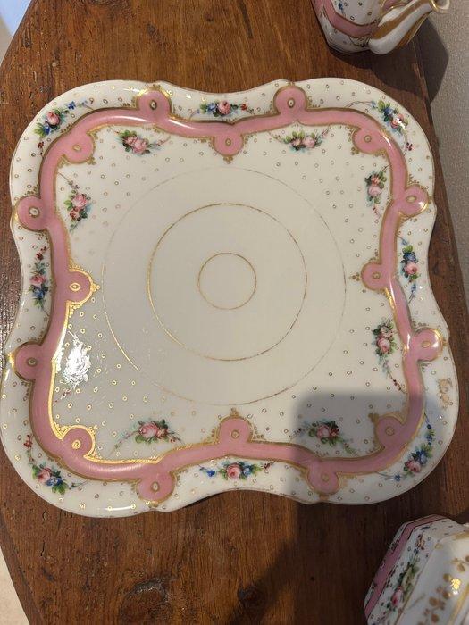 Theeservies (7) - Biscuit porselein - Jouw service, Antiek en Kunst, Antiek | Glaswerk en Kristal