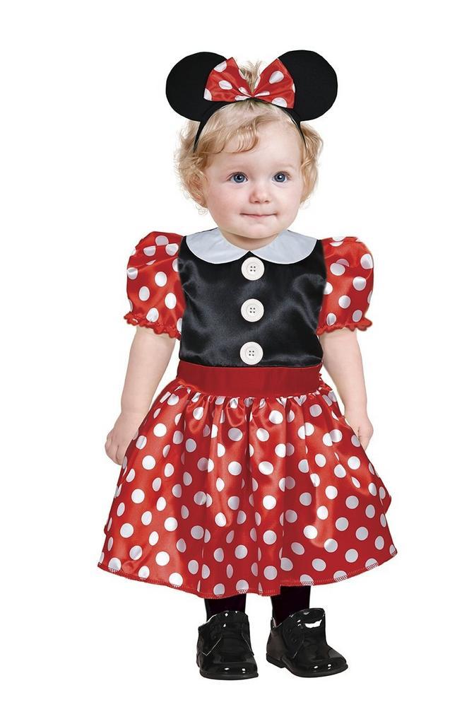 Minnie Mouse Kostuum Rood Wit Baby, Kinderen en Baby's, Carnavalskleding en Verkleedspullen, Nieuw, Verzenden