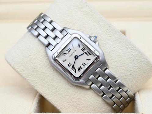 Cartier Panthere Ref. 1320 Year 2000 (Box), Handtassen en Accessoires, Horloges | Dames, Staal, Zo goed als nieuw, Goud, Overige merken