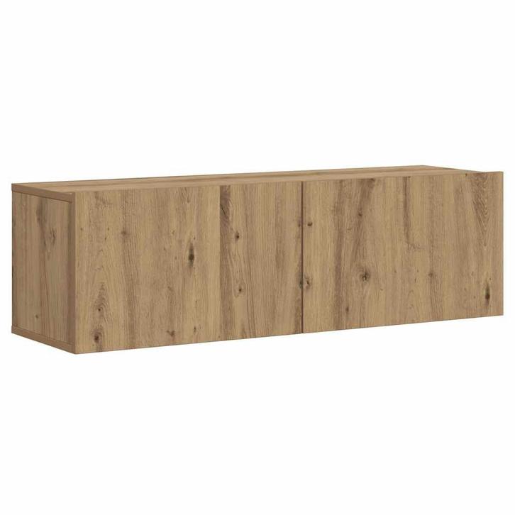 Wandkast TV 100cm Eiken | OP = OP | -64% Korting!, Huis en Inrichting, Kasten |Televisiemeubels, 25 tot 50 cm, Nieuw, Overige houtsoorten