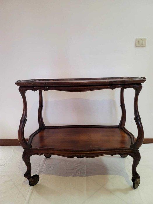 Serveerwagen - Hout - Barwagen, Antiquités & Art, Curiosités & Brocante