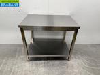 Table de travail en acier inoxydable avec étagère inférieure, Zakelijke goederen, Horeca | Overige, Verzenden