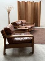 Rolf Benz - Ensemble de sièges (2) - Cuir, Chêne - Fauteuils