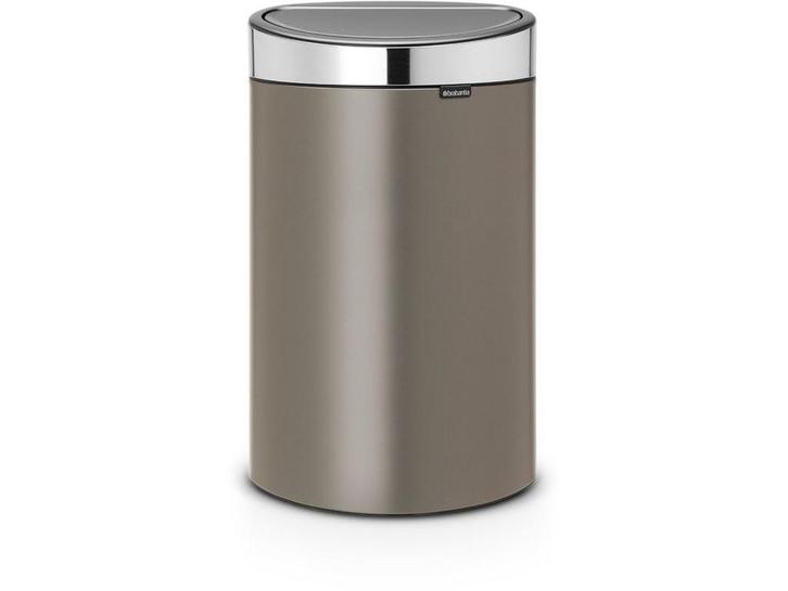 Brabantia Touch Bin - Prullenbak - 40 l - Soft-Touch, Huis en Inrichting, Woonaccessoires | Prullenbakken, Zo goed als nieuw, Verzenden
