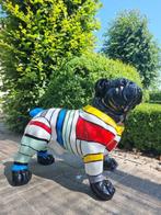 sculptuur, Xl bulldog - 48 cm - Hars, glasvezel