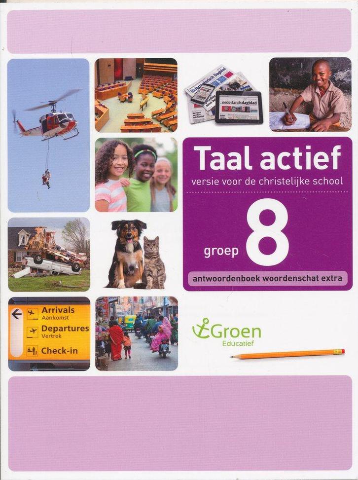 Taal Actief christelijke versie antwoordenboek woordenschat, Boeken, Schoolboeken, Verzenden