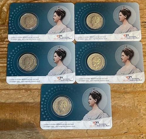 Nederland. Coincard Halve Gulden 1921/1930 Complete serie (, Postzegels en Munten, Munten | Nederland