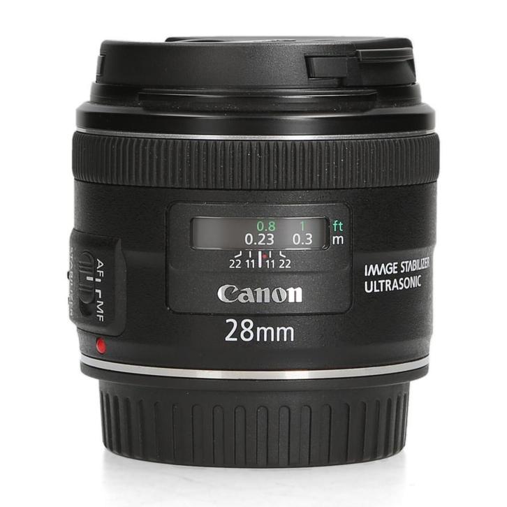 Canon EF 28mm F2.8 IS USM, TV, Hi-fi & Vidéo, Photo | Lentilles & Objectifs, Enlèvement ou Envoi